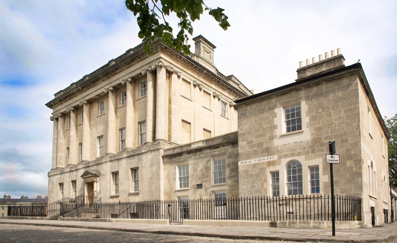 Front facade of No.1 Royal Crescent